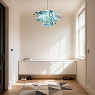 Chihuly style dining room chandelier