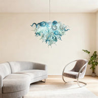 Chihuly style dining room chandelier