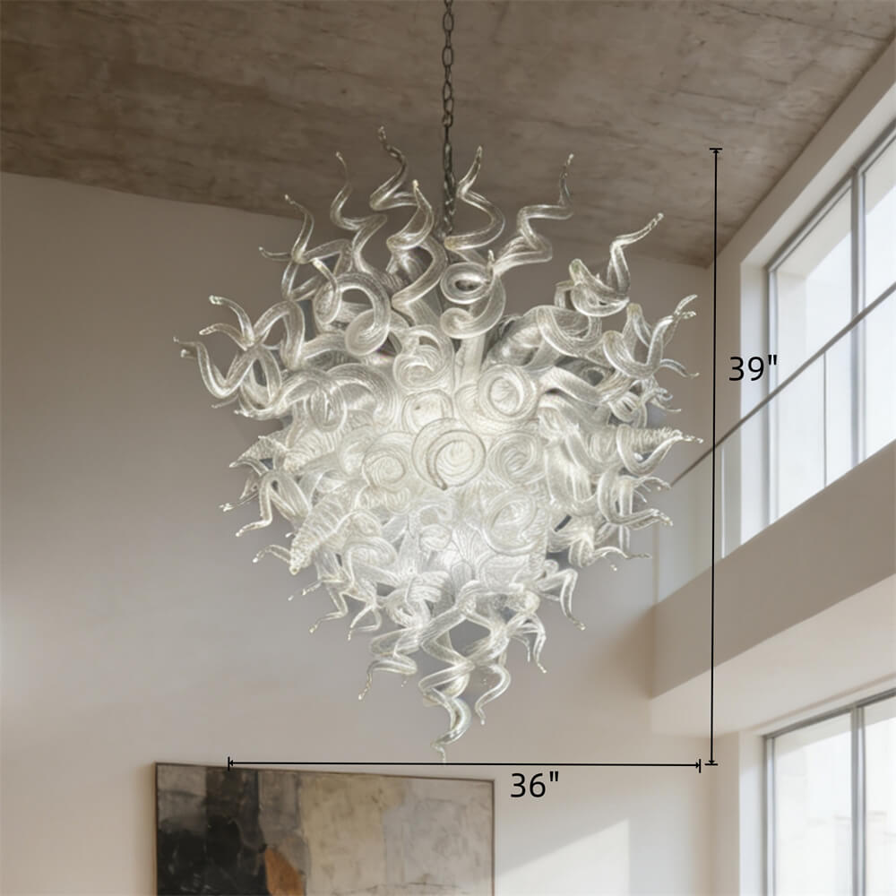Factory production China blown glass light fixtures