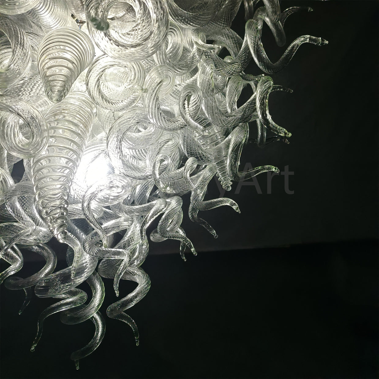 Factory production China blown glass light fixtures