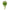 Green color Blown art glass chandelier natural style villa decoration