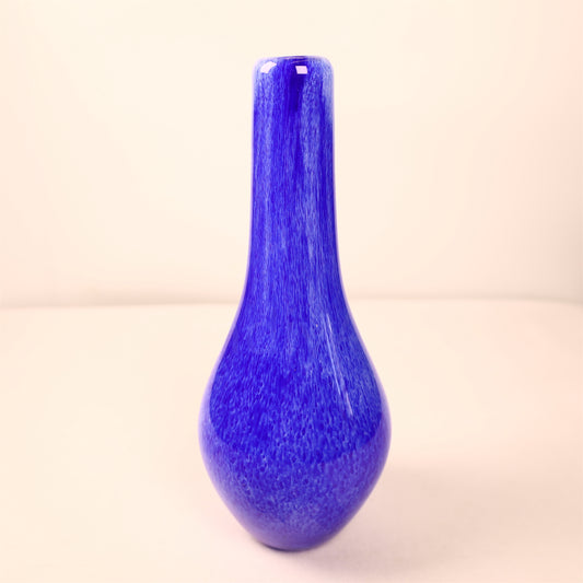 Blue color hand made murano glass vase festival holiday gift
