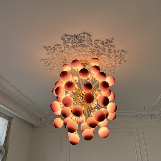 Blown glass Grape ball pendant light hand made home hotel decoration