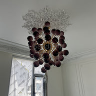 Blown glass Grape ball pendant light hand made home hotel decoration