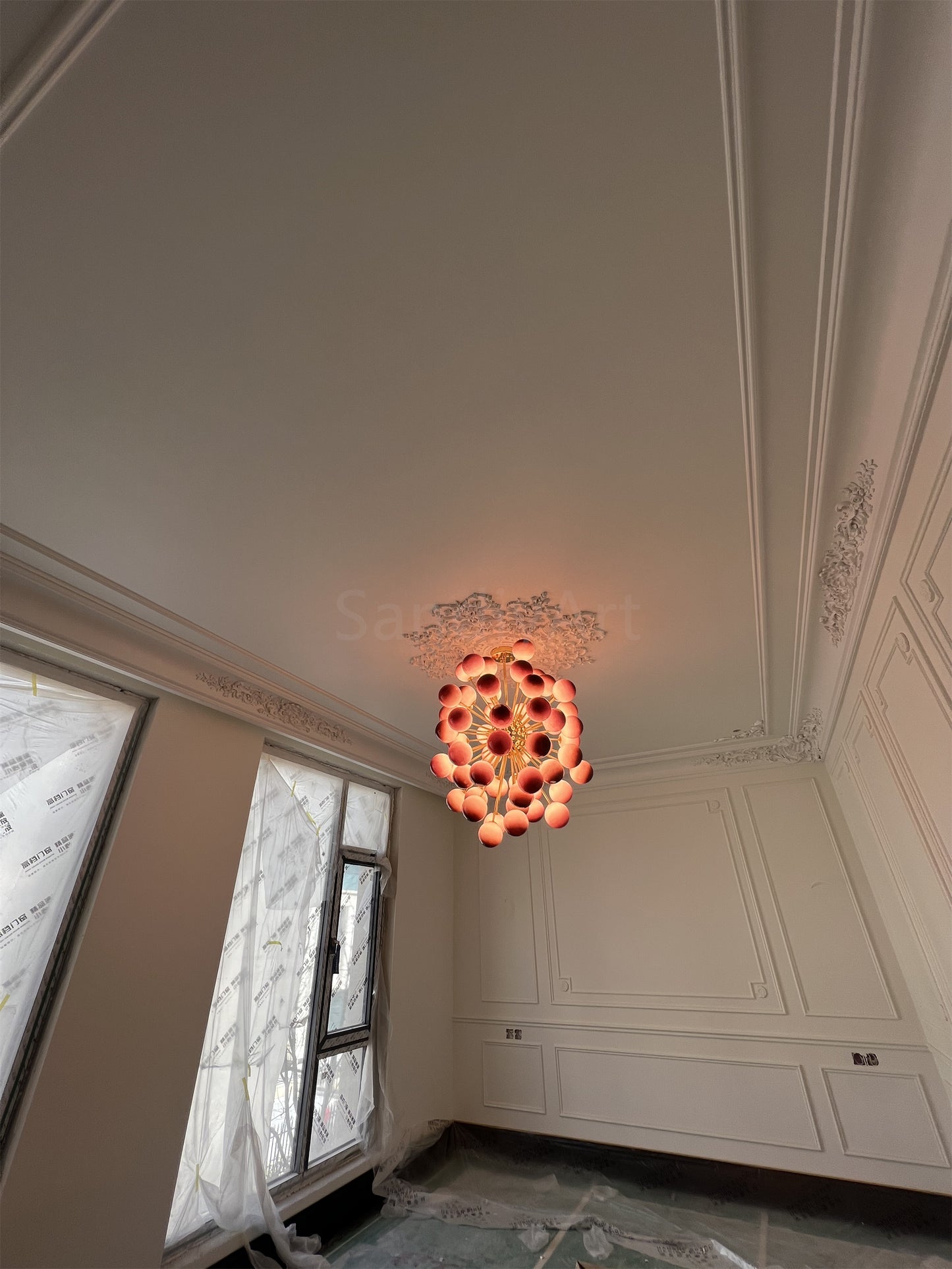 Blown glass Grape ball pendant light hand made home hotel decoration