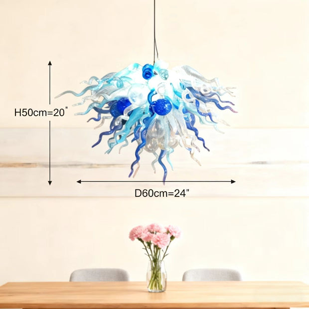 DIY glass modern chandelier