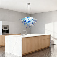 DIY glass modern chandelier