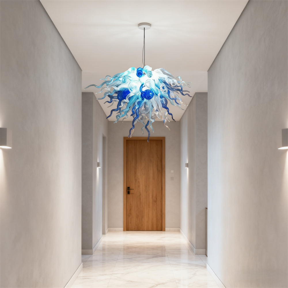 DIY glass modern chandelier