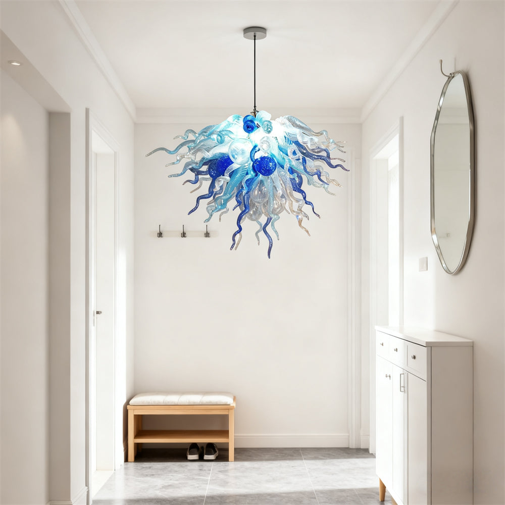 DIY glass modern chandelier