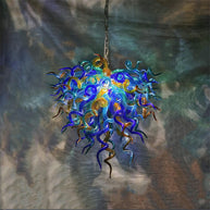 Dining room decoration DIY blown glass chandelier manufacturer