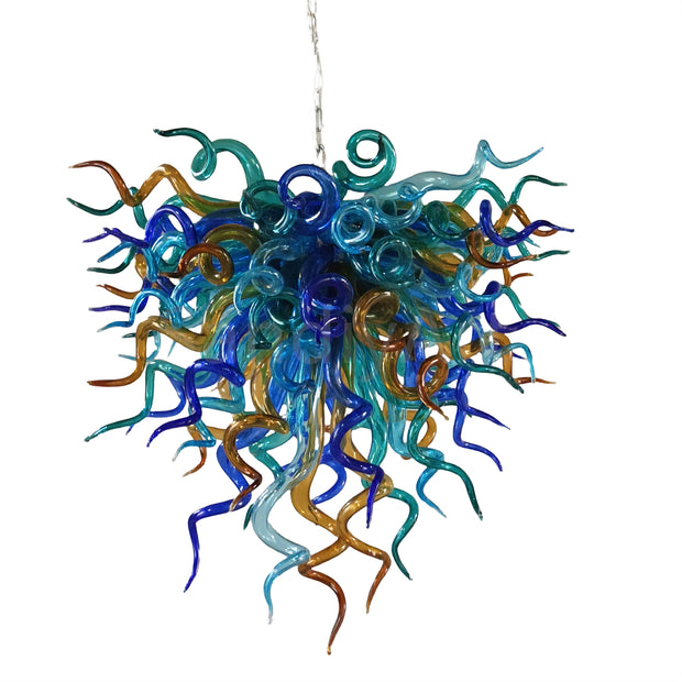 Dining room decoration DIY blown glass chandelier manufacturer