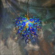 Dining room decoration DIY blown glass chandelier manufacturer