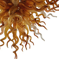 Luxury gold blown glass Artistic Pendant Light dining room decoration