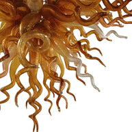 Luxury gold blown glass Artistic Pendant Light dining room decoration