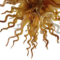 Luxury gold blown glass Artistic Pendant Light dining room decoration