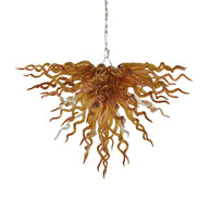 Luxury gold blown glass Artistic Pendant Light dining room decoration
