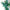Green color DIY hand blown glass chandelier dining room decoration
