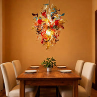 wedding blown glass chandelier 