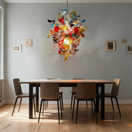 wedding blown glass chandelier 