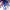 Red and blue handmade colored glaze chandelier home lighting
