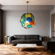 China manufacturer blown glass floral glass chandelier
