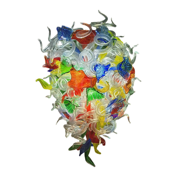 Hand made blown glass chandelier tulip staircase decoration