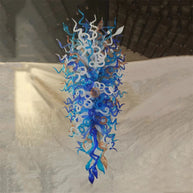 200cm big hotel glass gooseneck chandelier project luxury art lighting custom