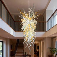 Custom modern design chandelier art hand blown glass pendant lights