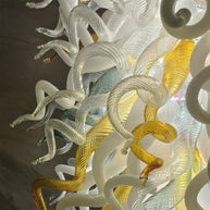 Custom modern design chandelier art hand blown glass pendant lights