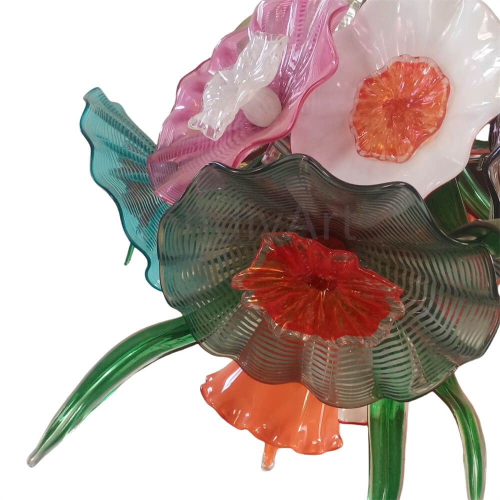 The one and only hand made murano glass bouquet chandelier dining room decoration