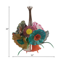 The one and only hand made murano glass bouquet chandelier dining room decoration