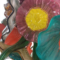The one and only hand made murano glass bouquet chandelier dining room decoration