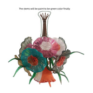 The one and only hand made murano glass bouquet chandelier dining room decoration