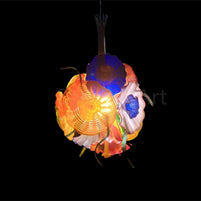 Dining room glass flower lamp special custom design art
