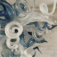 DIY handmade mouth blown glass chandelier modern style custom design