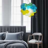 Fashion blown glass bubbles lighting dining room decoration custom design