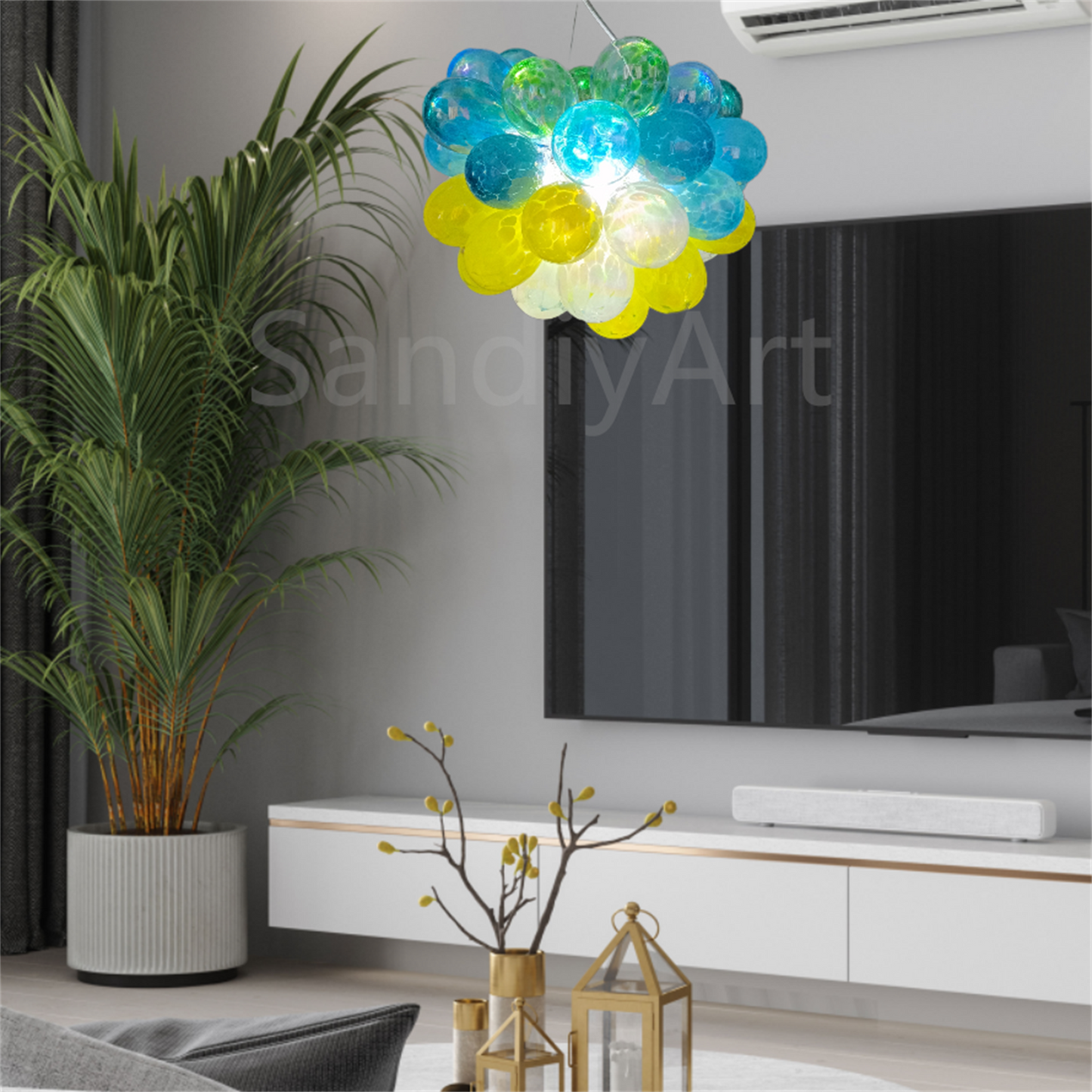 Fashion bubble lighting dining room decoration custom design