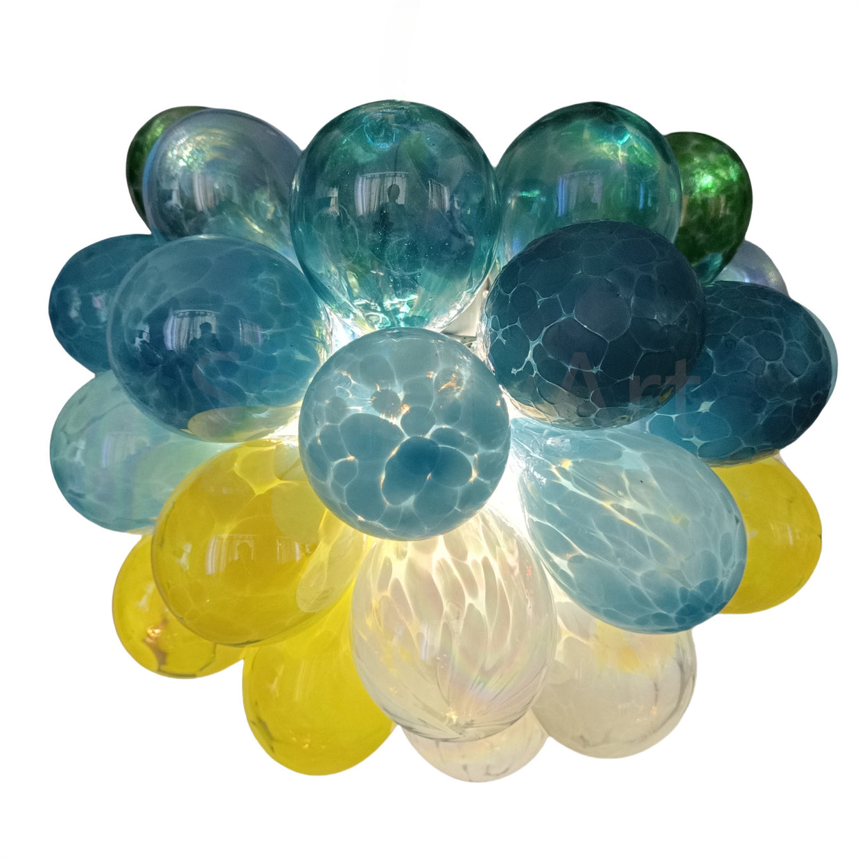 Fashion blown glass bubbles lighting dining room decoration custom design