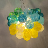 Fashion blown glass bubbles lighting dining room decoration custom design