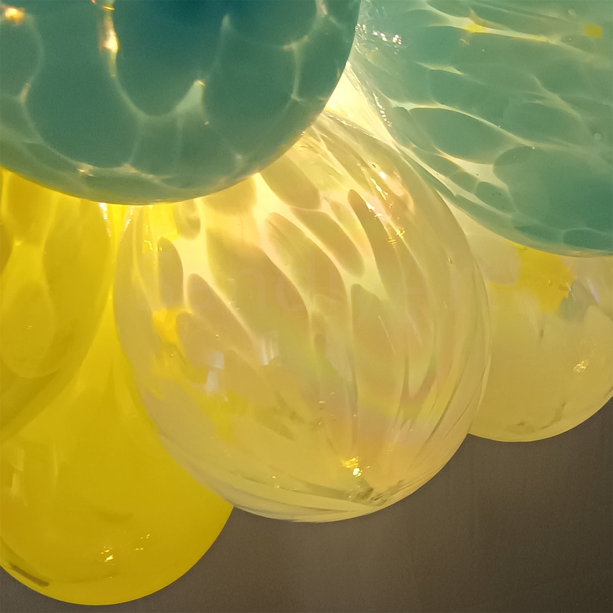 Fashion blown glass bubbles lighting dining room decoration custom design