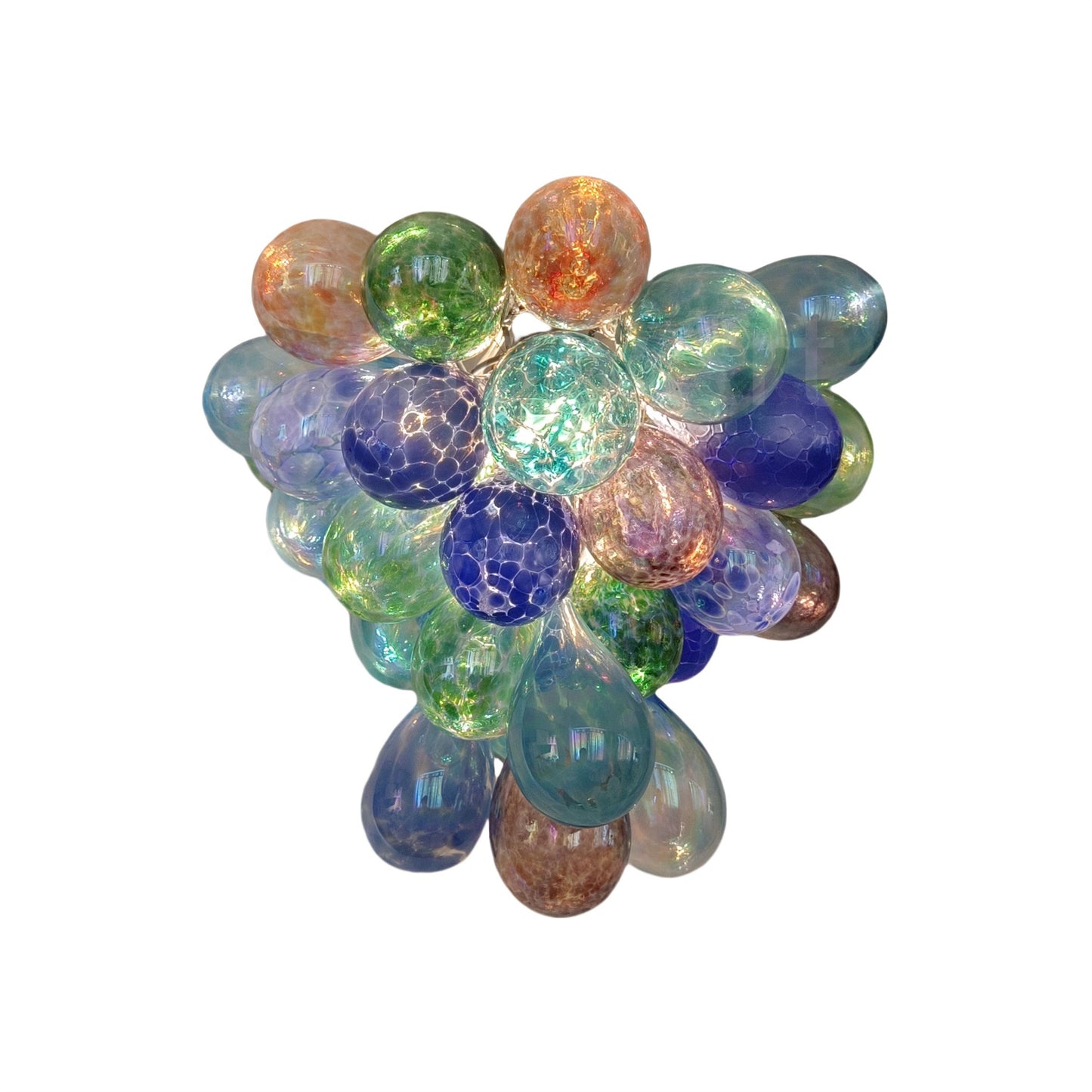 Grape shape design murano glass balls lighting home decoration