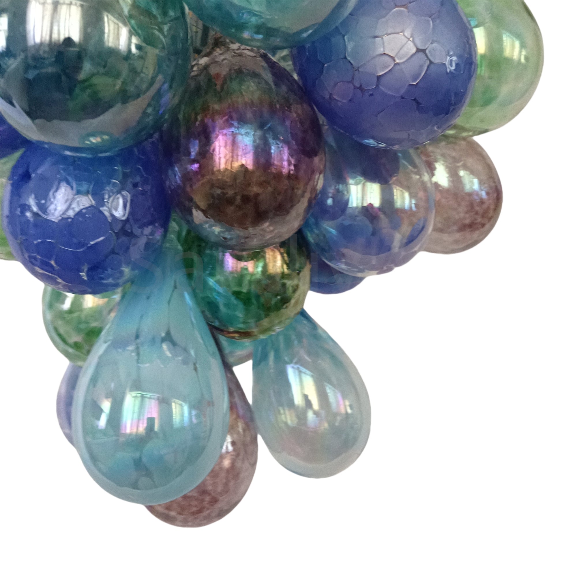 Grape shape design murano glass balls lighting home decoration