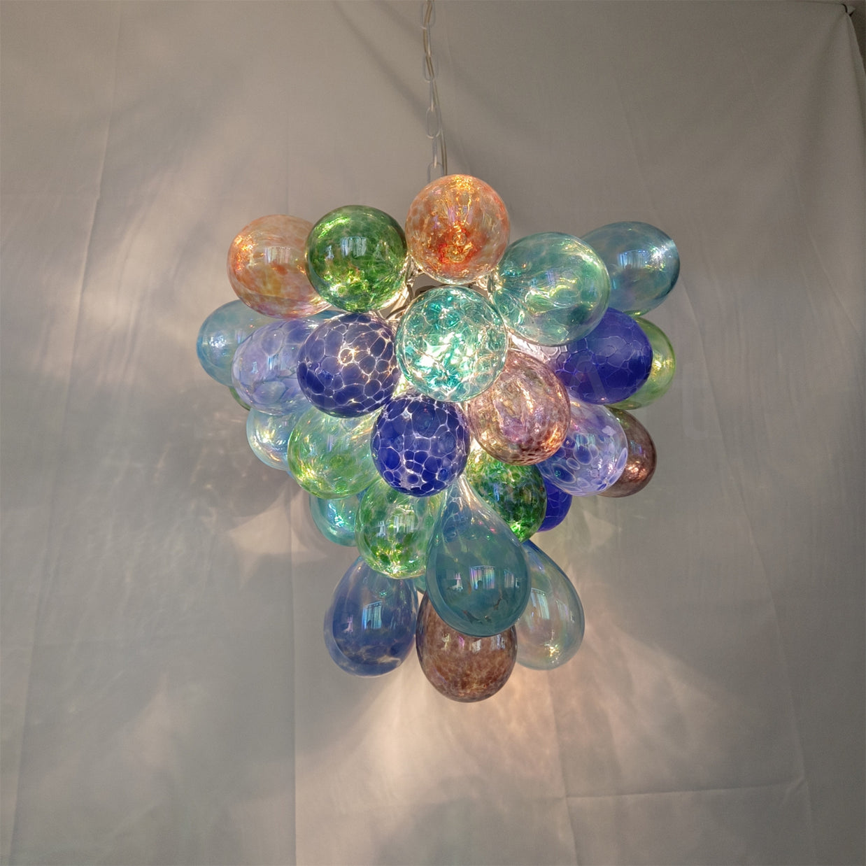 Grape shape design murano glass balls lighting home decoration