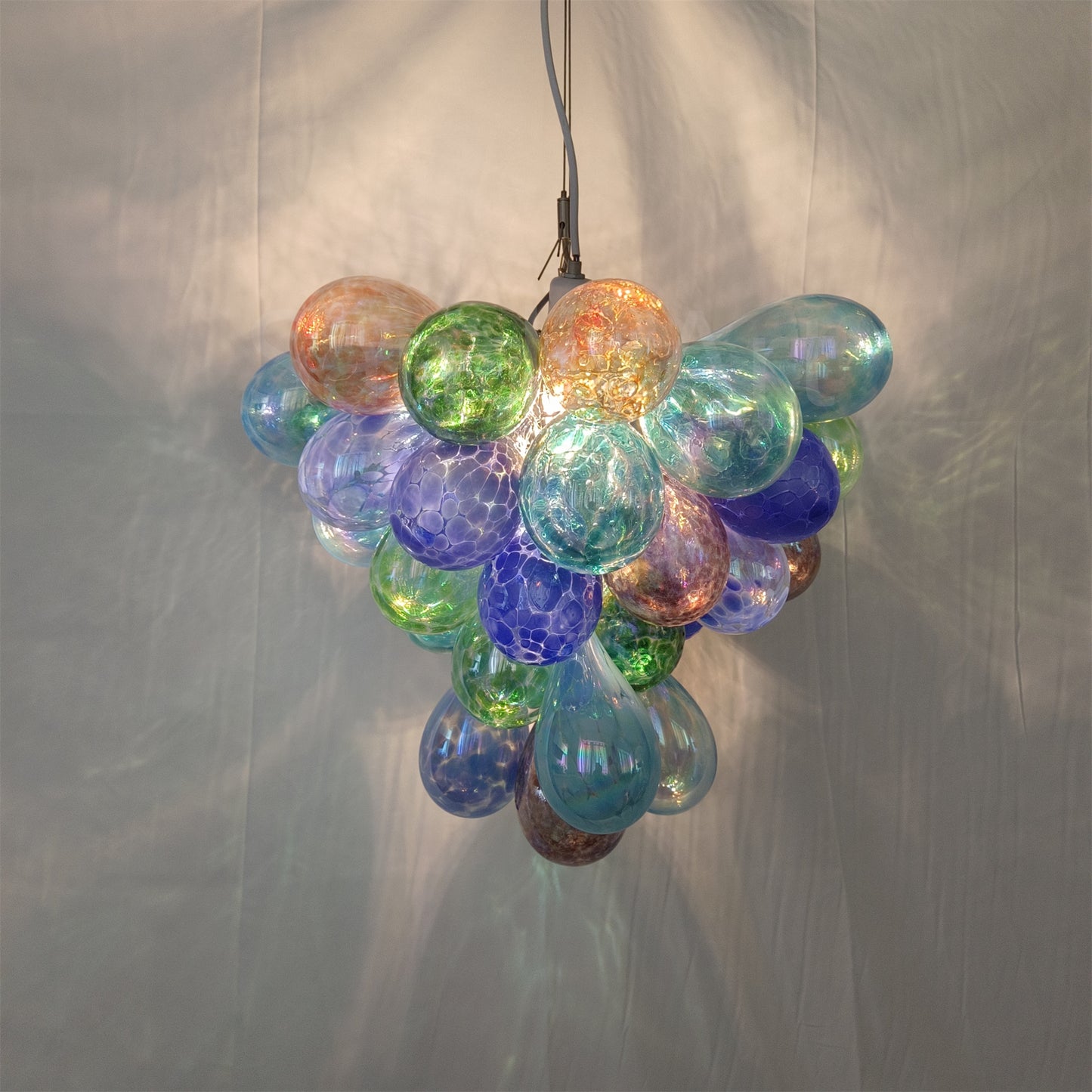 Grape shape design murano glass balls lighting home decoration