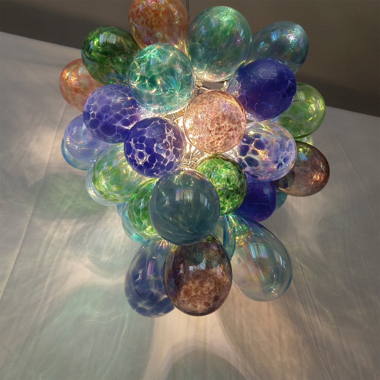 Grape shape design murano glass balls lighting home decoration