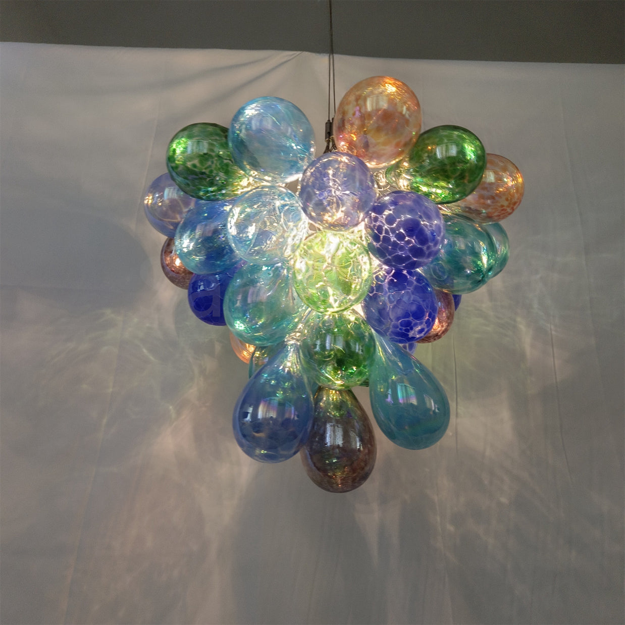 Grape shape design murano glass balls lighting home decoration