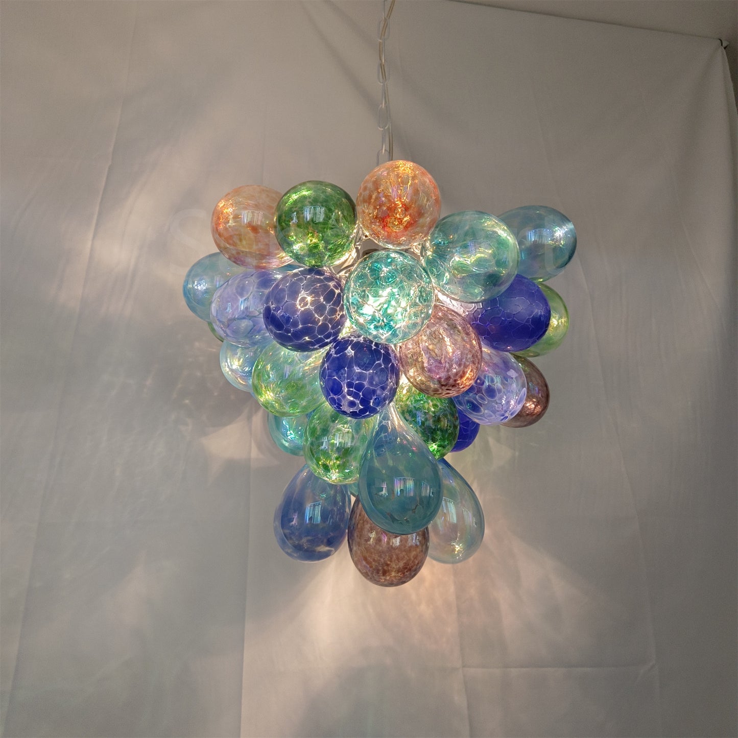 Grape shape design murano glass balls lighting home decoration