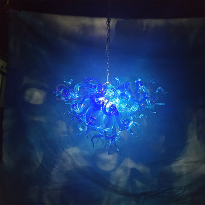 Custom shape and color blown glass lighting art home decoration
