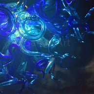 Custom shape and color blown glass lighting art home decoration
