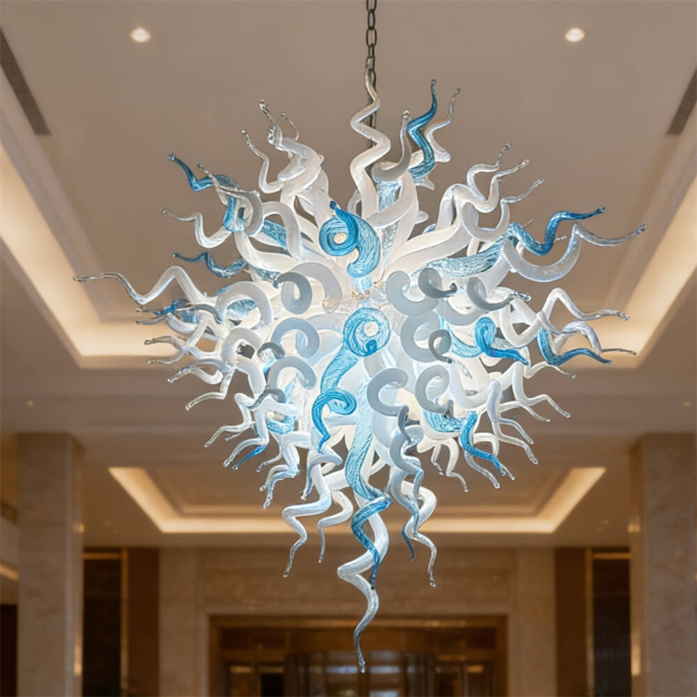 Special custom design glass chandelier for home hotel villa
